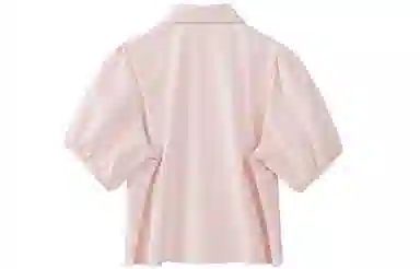 Jiutiao Miao Logo Embroidered Short Sleeve Shirt