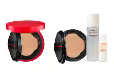 资生堂 发光气垫套装 修饰肤色