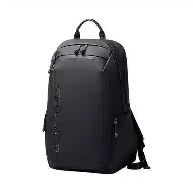 北极猎人 防泼水旅行大容量商务通勤轻便大学生 牛津布 电脑包书包背包双肩包 男款 黑色