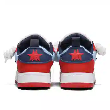 双星八特 鸳鸯拼接复古增高礼盒休闲舒适潮流百搭加绒 防滑耐磨 低帮 板鞋 男女同款