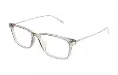 Saint Laurent Rectangular Optical Frame Silver