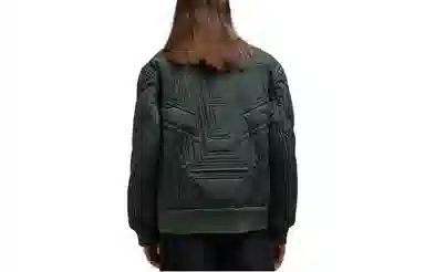 Y-3 Quilted Bomber Jacket Green