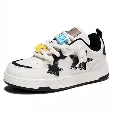 双星八特 鸳鸯拼接复古增高礼盒休闲舒适潮流百搭加绒 防滑耐磨 低帮 板鞋 男女同款