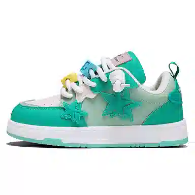 双星八特 鸳鸯拼接复古增高礼盒休闲舒适潮流百搭加绒 防滑耐磨 低帮 板鞋 男女同款