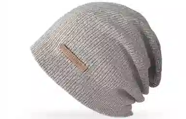 优幽兰 学生仿羊绒休闲韩版大头围显脸小纯色防风防寒针织加厚保暖高级感小众 绒线帽 男女同款情侣款