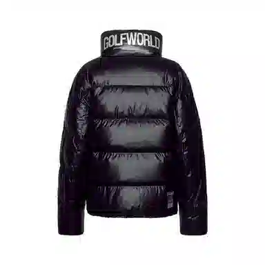 GOLF Solid Letter Print Down Jacket