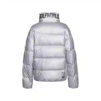 GOLF Solid Letter Print Down Jacket
