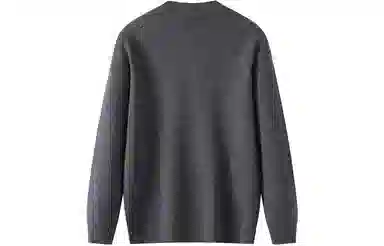 恒源祥 纯色半高领套头保暖针织毛衣 男款