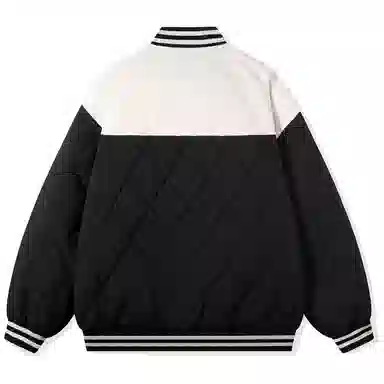 FIDO DIDO Quilted Varsity Jacket