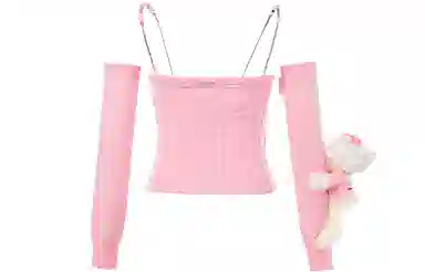 13 DEMARZO x Sanrio Knit Camisole Pink