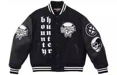 Supreme x BOUNTY HUNTER Varsity Jacket