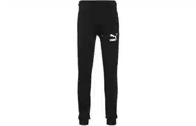 Puma Knit Sports Pants Black