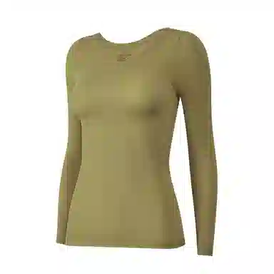 内在密码 玻尿酸升级版玻色因美肤衣防静电锁温保暖润肤超薄弹力大修身显瘦大码女秋衣保暖上装 女款