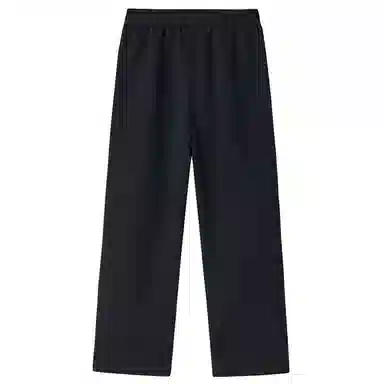 星际者 品牌标志拼接条纹直筒运动休闲裤 男女同款