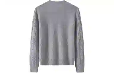 恒源祥 纯色绞花多巴胺减龄羊绒衫 女款