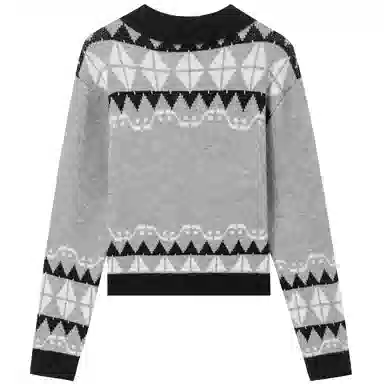 九条喵 学院宽松毛衣针织衫制服 女款