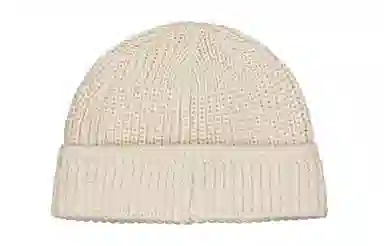 New Balance Patch Beanie White