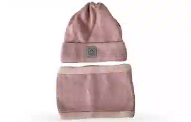 优幽兰 显脸小 一体针织 防风防寒加厚 保暖户外骑车 绒线帽 男女同款情侣款