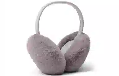 优幽兰 防风防寒防噪音睡觉隔音头戴式 貂毛 耳罩 女款