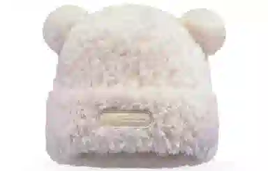 优幽兰 韩版显脸小 大头围防风防寒包头 加厚保暖针织 护耳高级感 绒线帽 女款