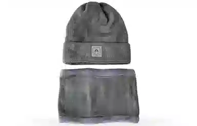 优幽兰 显脸小 一体针织 防风防寒加厚 保暖户外骑车 绒线帽 男女同款情侣款