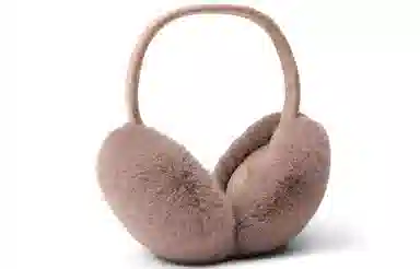 优幽兰 防风防寒防噪音睡觉隔音头戴式 貂毛 耳罩 女款