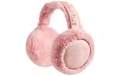 优幽兰 韩版显脸小头戴式 户外防风防寒毛绒 聚酯纤维 耳罩 女款