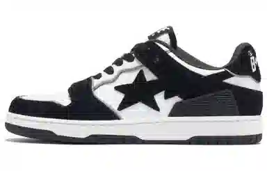 A BATHING APE SK8 STA Black White