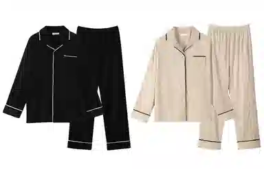 同语 情侣睡衣海岛绒秋冬季加厚男女士套装可外穿珊瑚绒家居服冬天 家居套装 情侣款 墨蓝色