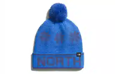 The North Face Jacquard Graphic Beanie Kids Blue