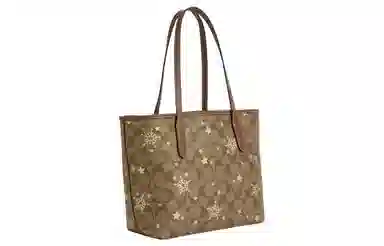 COACH City 29 Tote Bag Large Khaki