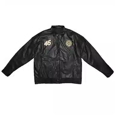 Holycrap Hip Hop Embroidered Jacket Black