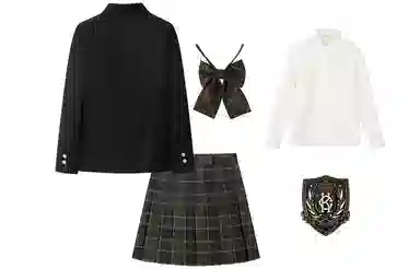 东鲸岁时记 纯色三粒扣西装外套制服套装 女款