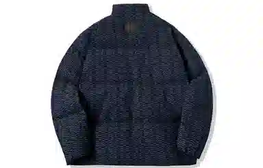 EPTISON Jacquard Washed Denim Down Jacket