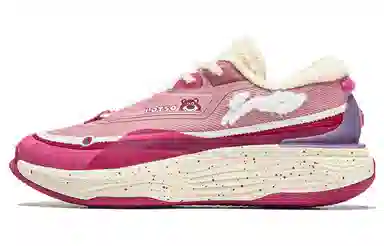 Disney x Li-Ning Soft Warm Low Casual Shoes Women's Apricot Pink