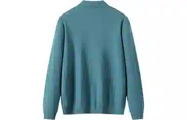 恒源祥 针织时尚翻领纯色毛衣 男款