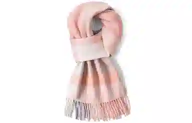 优幽兰 蓬松经典款针织加厚保暖 绒线围巾 女款 礼盒装