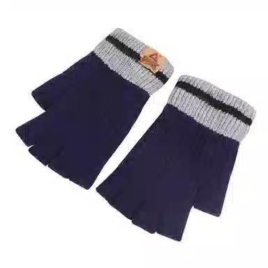 匹克 半指写字露指韩版针织毛线骑行保暖 绒线手套 男女同款情侣款