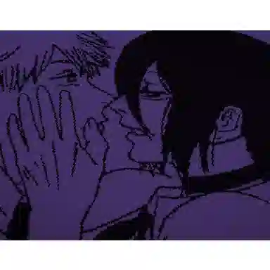 KAKAZZY Demon Crewneck Sweater Purple