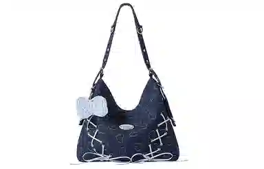 Onmei Denim Tote Bag Light Blue