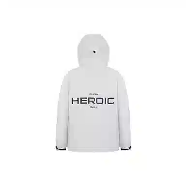 波司登 滑雪系列 户外防风防水透湿撞色拉链连帽羽绒服 男女同款