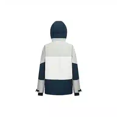 波司登 运动户外滑雪防风防水透气撞色连帽羽绒服 男女同款