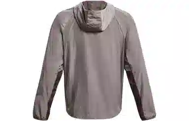 Under Armour RUSH Full-Zip Hoodie Jacket Men's Grey Brown