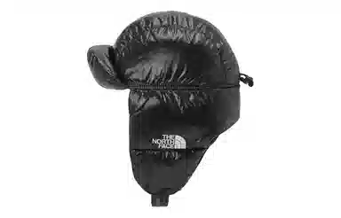 The North Face Logo Beanie Black