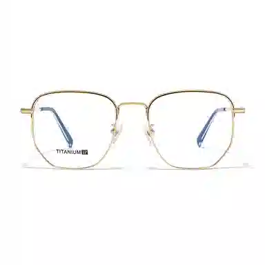 【联系客服可配度数】 佐川 超轻纯钛复古多边形 文艺素颜 钛 不规则/多边形 功能性眼镜 男女同款情侣款 可配度数近视散光