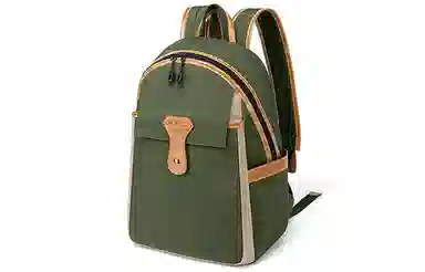 Mashalanti Large Capacity Backpack Green Orange