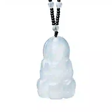 琳琯瑛 冰透荔枝 观音 玉髓 玉石吊坠 男女同款情侣款 玛瑙