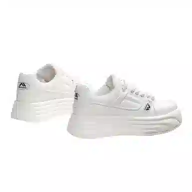 哥仑步 简约百搭 减震耐磨 低帮 板鞋 男款 白色