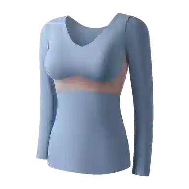 俏佳人 德绒发热塑身保暖上装 女款