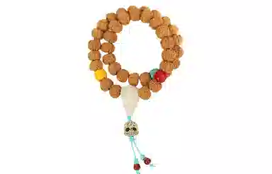 今夕 五瓣树祖盘龙纹念珠 星月阿呆 星月菩提 菩提类手串 男女同款情侣款